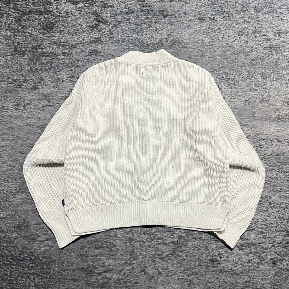 Vintage Gap Cardigan Knit Sweater Womens Small White‎ Grandma Core Preppy Y2K - Picture 3 of 7